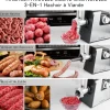 Hachoir à Viande Électrique STANEW 2500W, 2 Vitesses Réglables, 5 Lames/2 Plaques