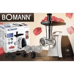 Hachoir à viandes 1000W Bomann FW6067CB-Inox/Noir