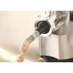 Hachoir a viande - KENWOOD MG510 - Puissance 450W - Corps et vis en métal - 3 grilles en acier