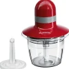 Hachoir BOSCH MMR08R2 - Rouge/Gris - 400W - Capacité 0,8L - Couteau inox - Batteur a blancs