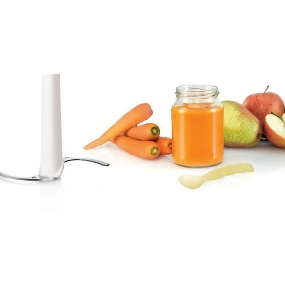 Hachoir BOSCH MMR08R2 - Rouge/Gris - 400W - Capacité 0,8L - Couteau inox - Batteur a blancs