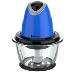 Hachoir électrique Blackpear BHA 013 - Bleu - 300W - Bol en verre - Capacité 1L