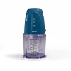 Hachoir électrique multifonction bleu Livoo DOP207B - Capacité 0,5L - 2 vitesses
