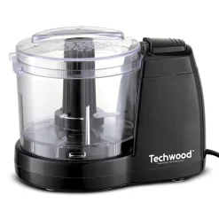 Hachoir électrique Techwood THA-156 - 375 ml 150W - 2 vitesses - Coloris Noir