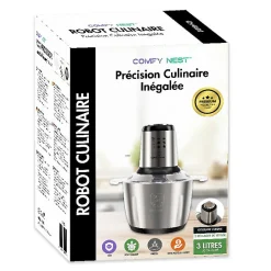 Hachoir mulitfonction 3L 1000W Comfy Nest CNBLD3