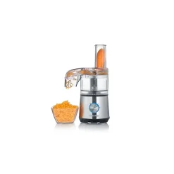 Hachoir Multifonctions 400W InoxNoir Récipient 500ml Couteaux inox 4 lames SEVERIN