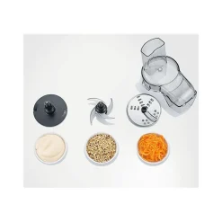 Hachoir Multifonctions 400W InoxNoir Récipient 500ml Couteaux inox 4 lames SEVERIN