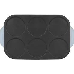 HKOENIG - Crepiere electrique - 1500 W - 11 5 cm - Antiadhesive - 6 mini crepes