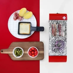 H.KoeNIG / RP2 - Raclette 2 personnes et plaque de granit - Température réglable - Puissance : 350 W