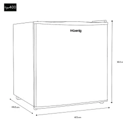 H.Koenig FGW400 - Mini congélateur pose libre 32L