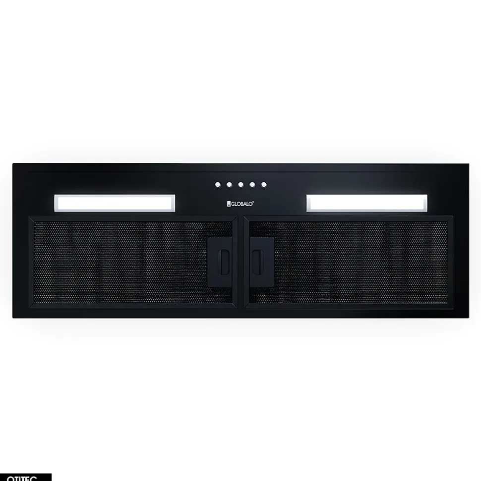 Hotte Casquette Aspirante Silencieuse - 80 cm - 330 m3/h - HADARIO - Noir