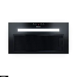 Hotte Casquette Aspirante Silencieuse - 60 cm - 575 m3/h - AGENDERO - Noir