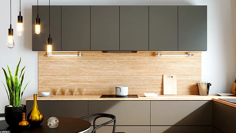 Hotte Casquette Aspirante Silencieuse - 60 cm - 575 m3/h - AGENDERO - Noir