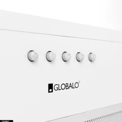 Hotte Casquette Aspirante Silencieuse - 60 cm - 320 m3/h - DELICO - Blanc