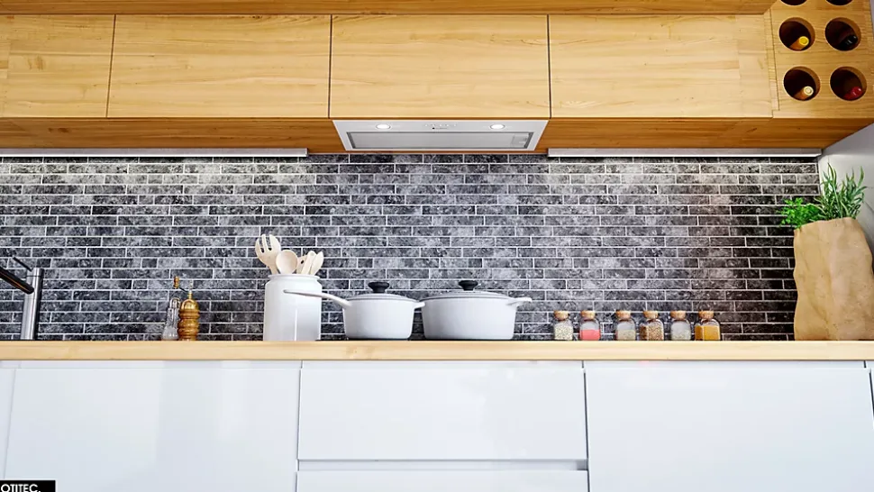 Hotte Casquette Aspirante Silencieuse - 60 cm - 320 m3/h - DELICO - Blanc