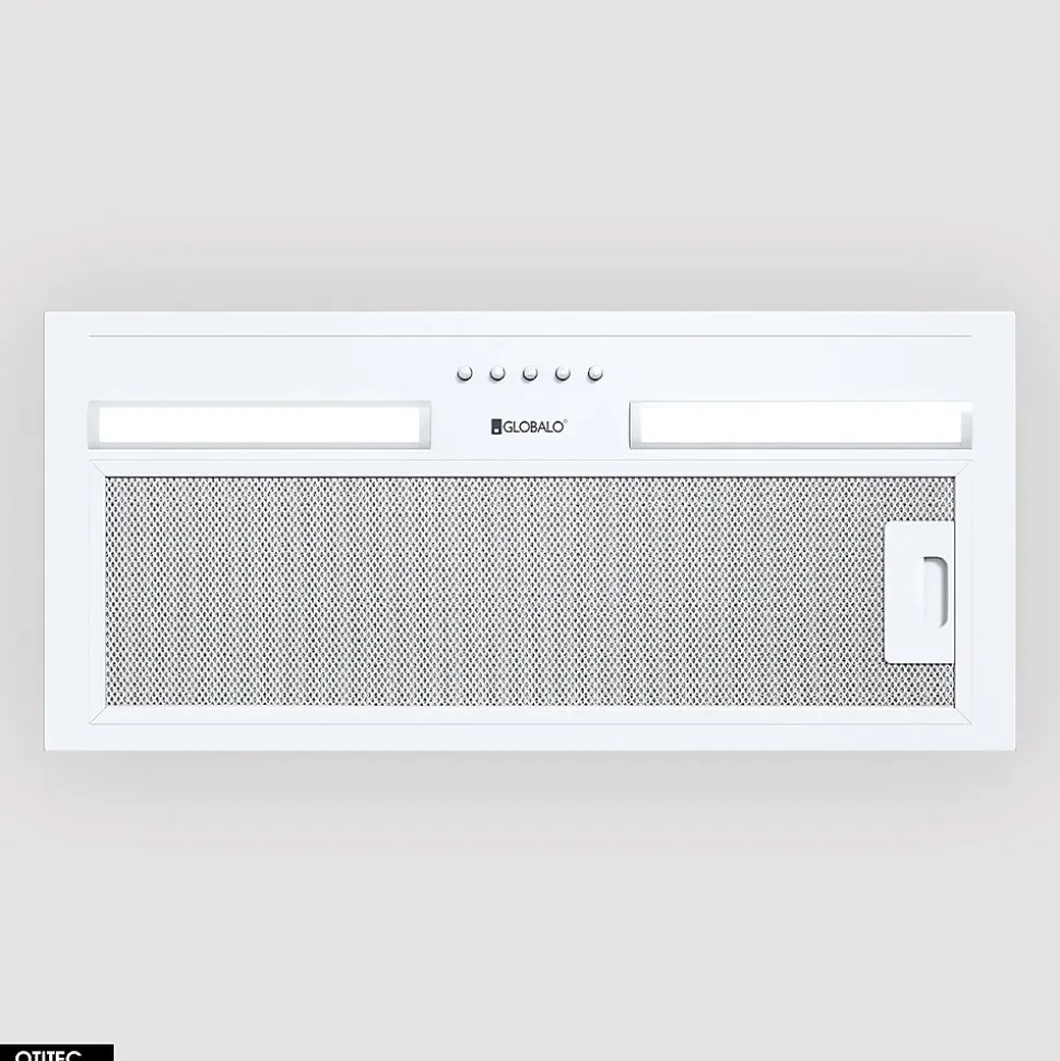 Hotte Casquette Aspirante Silencieuse - 60 cm - 320 m3/h - HADARIO - Blanc