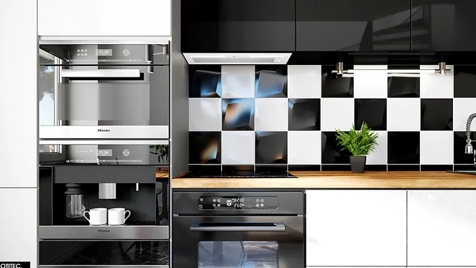 Hotte Casquette Aspirante Silencieuse - 60 cm - 320 m3/h - HADARIO - Blanc