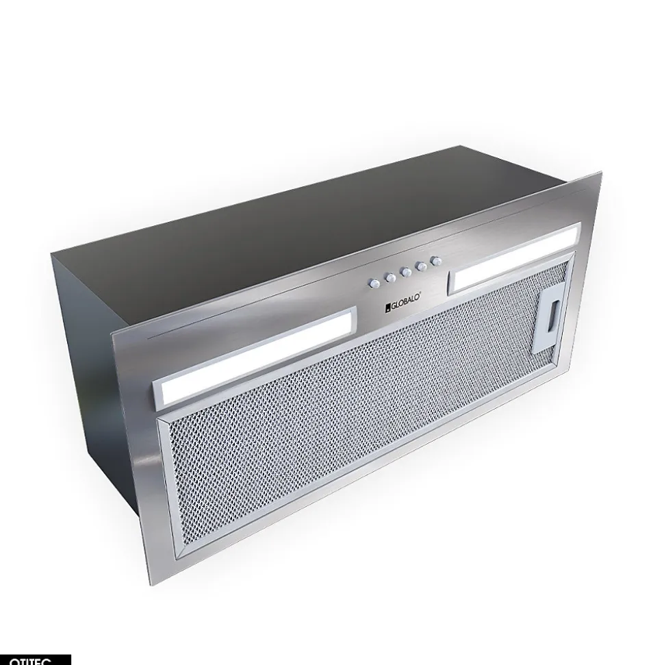 Hotte Casquette Aspirante Silencieuse - 60 cm - 320 m3/h - HADARIO - Inox