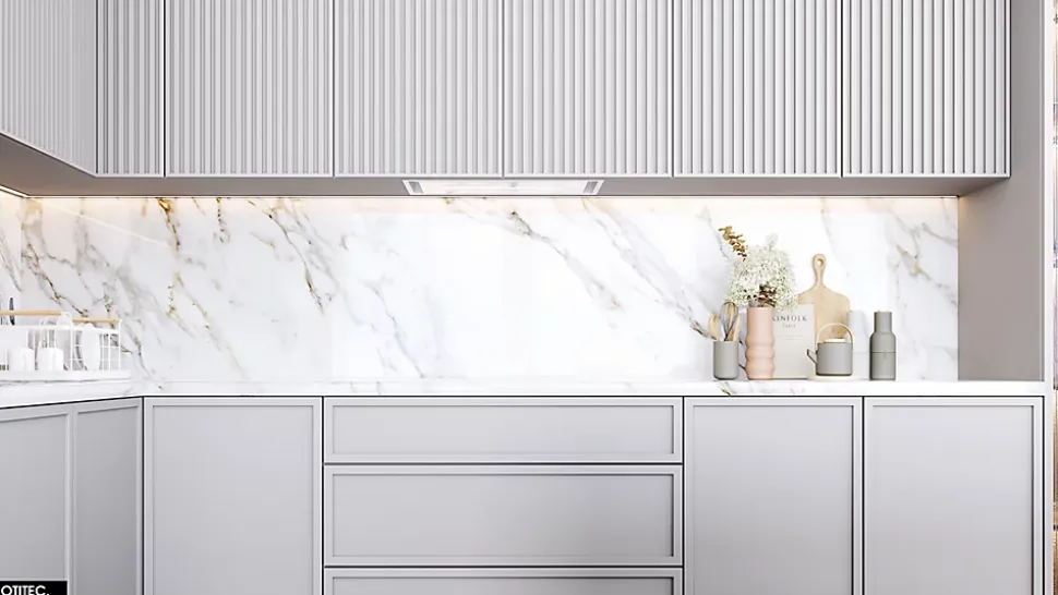 Hotte Casquette Aspirante Silencieuse - 60 cm - 720 m3/h - PINELIO - Blanc