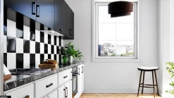 Hotte Casquette Aspirante Silencieuse - 80 cm - 330 m3/h - HADARIO - Blanc