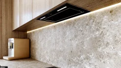 Hotte Casquette Aspirante Silencieuse - 60 cm - 545 m3/h - LUMOTION - Noir