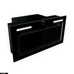 Hotte Casquette Aspirante Silencieuse - 60 cm - 545 m3/h - LUMOTION - Noir