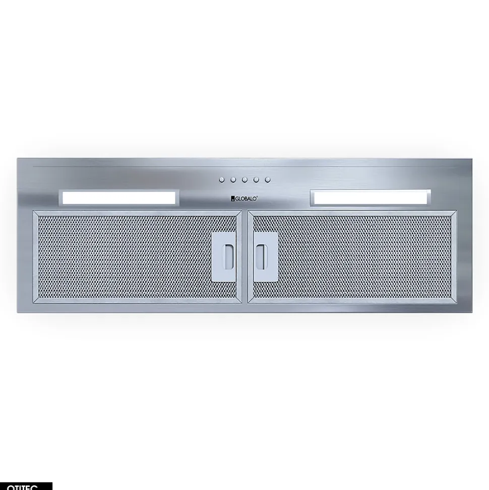 Hotte Casquette Aspirante Silencieuse - 80 cm - 330 m3/h - HADARIO - Inox