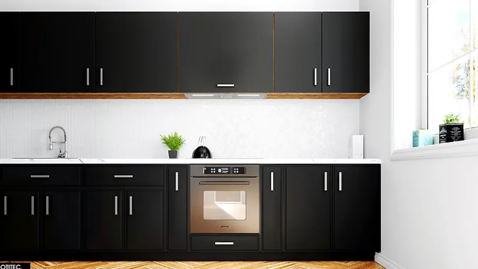 Hotte Casquette Aspirante Silencieuse - 80 cm - 330 m3/h - HADARIO - Inox