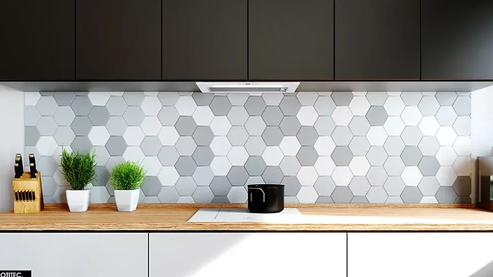 Hotte Casquette Aspirante Silencieuse - 60 cm - 575 m3/h - AGENDERO - Blanc