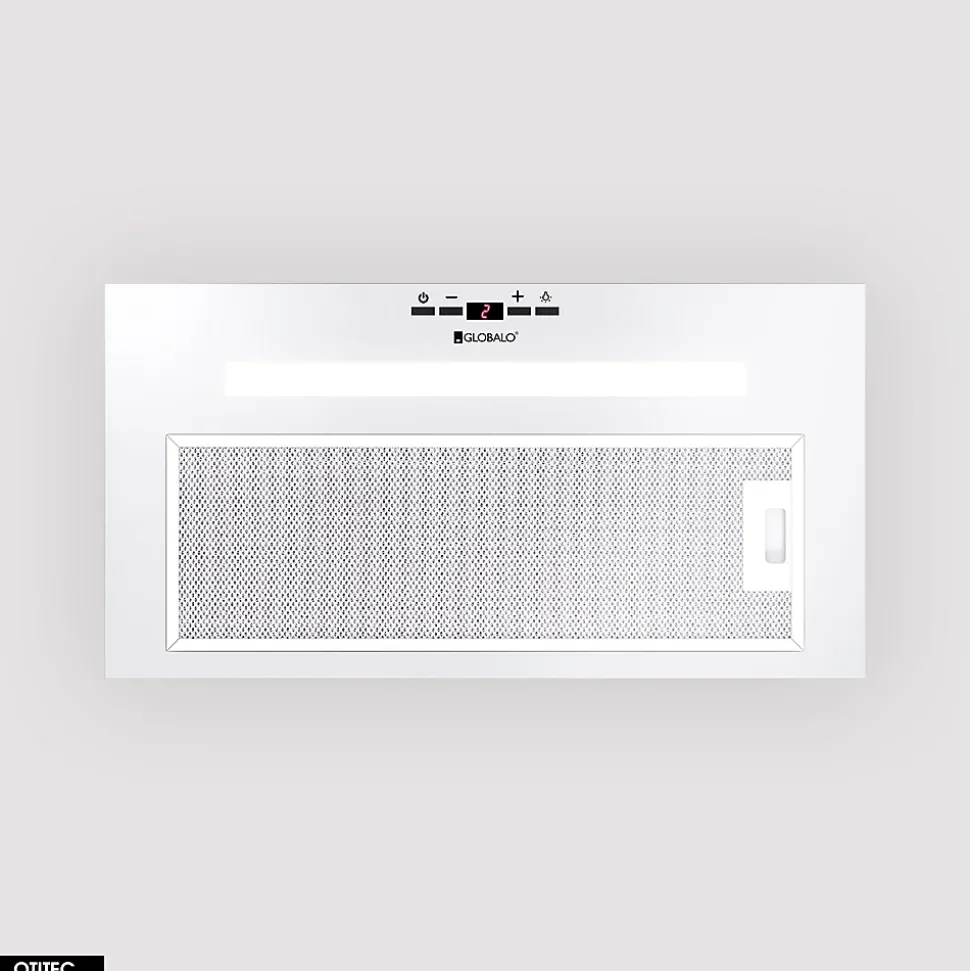 Hotte Casquette Aspirante Silencieuse - 60 cm - 575 m3/h - AGENDERO - Blanc