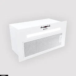 Hotte Casquette Aspirante Silencieuse - 60 cm - 575 m3/h - AGENDERO - Blanc