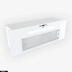 Hotte Casquette Aspirante Silencieuse - 80 cm - 565 m3/h - AGENDERO - Blanc