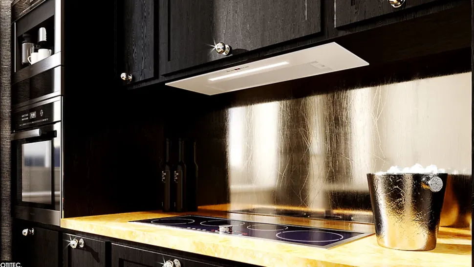 Hotte Casquette Aspirante Silencieuse - 80 cm - 565 m3/h - AGENDERO - Blanc