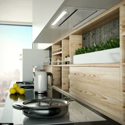 Hotte Casquette Aspirante Silencieuse - 60 cm - 525 m3/h - LOTEO - Blanc