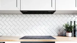 Hotte Casquette Aspirante Silencieuse - 80 cm - 570 m3/h - GINGERO - Noir