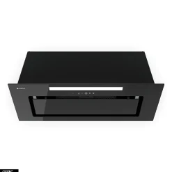 Hotte Casquette Aspirante Silencieuse - 80 cm - 510 m3/h - LOTEO - Noir