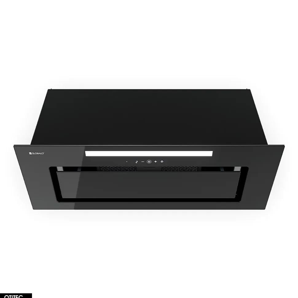 Hotte Casquette Aspirante Silencieuse - 80 cm - 510 m3/h - LOTEO - Noir