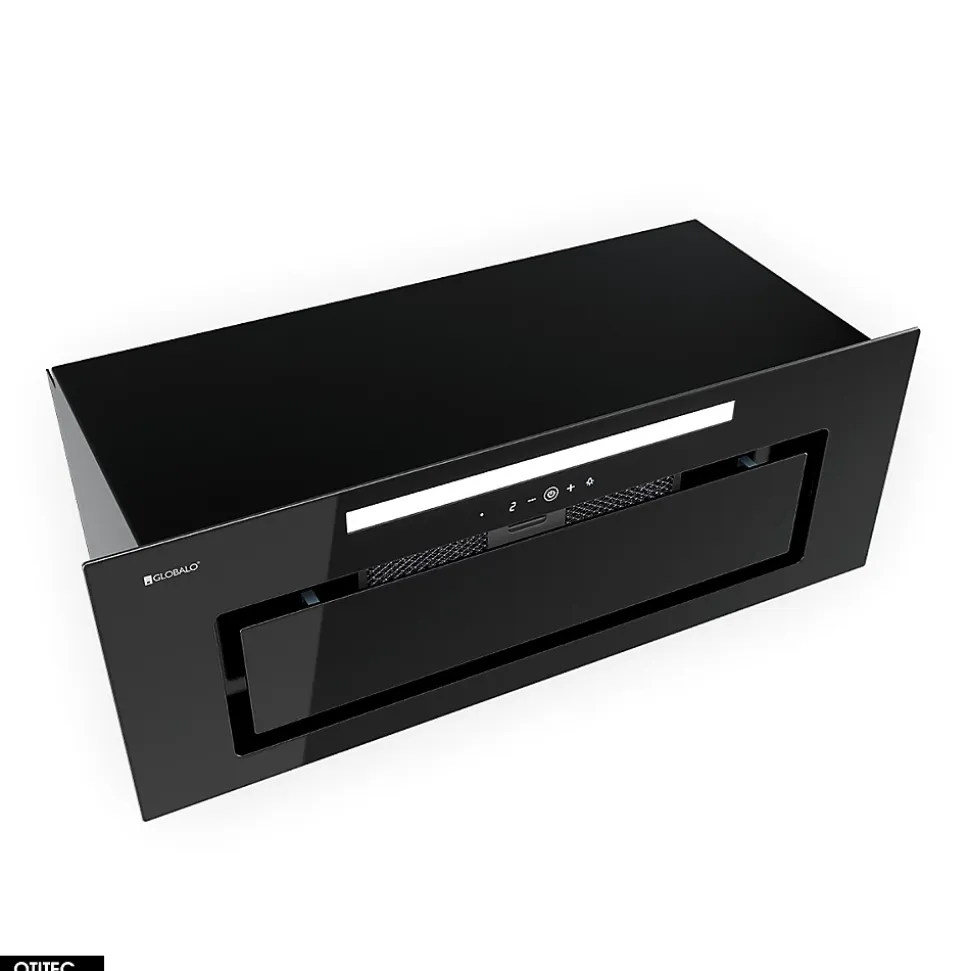 Hotte Casquette Aspirante Silencieuse - 80 cm - 510 m3/h - LOTEO - Noir