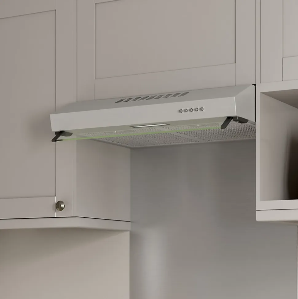 Hotte casquette inox avec visière NNVHS60EU, 60 cm