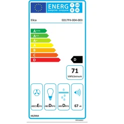 Hotte cuisine Elica encastrable ERA C noir 60 cm