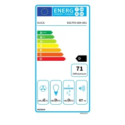 Hotte cuisine Elica encastrable ERA C inox 60 cm