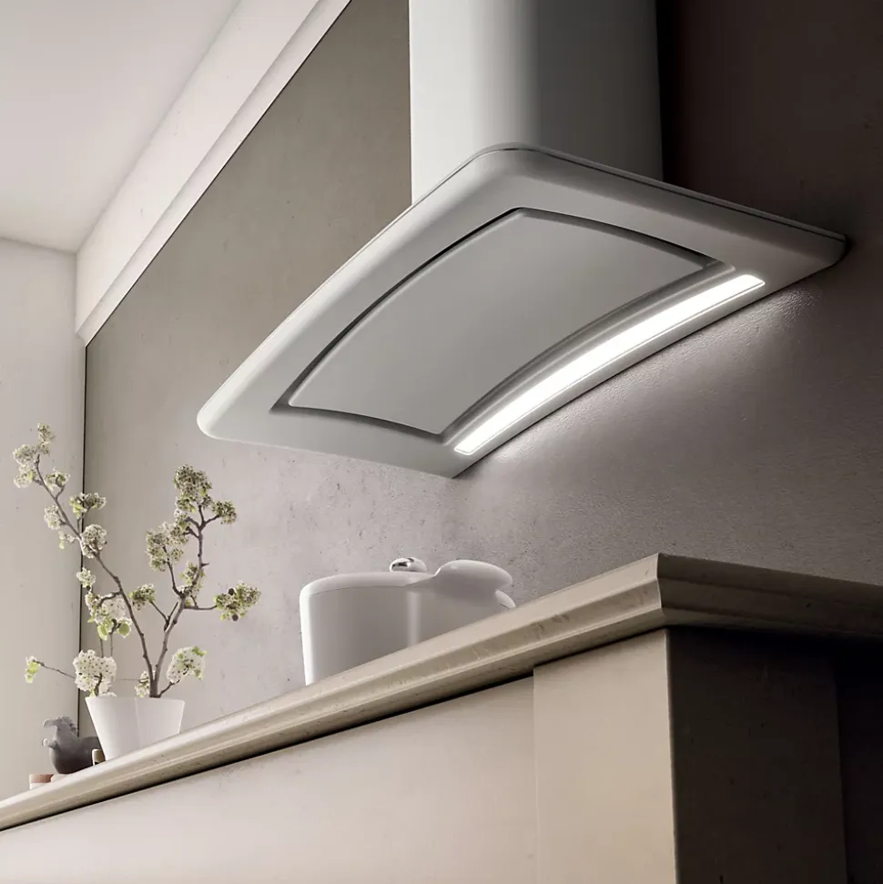 Hotte cuisine Elica murale SWEET blanc - version extraction