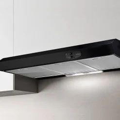 Hotte cuisine Elica recyclage KREA noir 90 cm