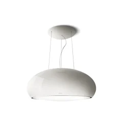 Hotte cuisine Elica suspendue SEASHELL blanc brillant 80 cm
