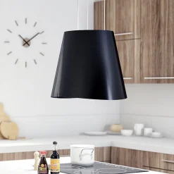Hotte cuisine Elica suspendue inox noir JUNO 50 cm - Nouvelle version