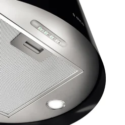 Hotte cuisine Elica suspendue inox noir JUNO 50 cm - Nouvelle version