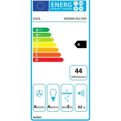 Hotte cuisine Elica suspendue noir EASY UX 50 cm