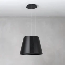 Hotte cuisine en îlot Silverline PURE PLUS noir mat 50 cm