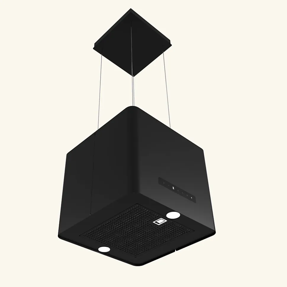 Hotte cuisine Silverline suspendue BRAGA noir 40 cm