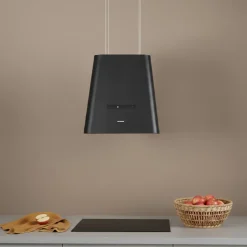 Hotte cuisine Silverline suspendue NEAT noir mat 50 cm